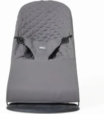 Produktbild von Hängemattenaufhänger für Babyhängematten, kompatibel mit ergonomisch verstellbaren Schaukelstühlen, hypoallergenes Sitzpolster für Babys, grau, ideal für Kinder