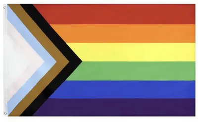 Produktbild von Pride-Regenbogenflagge – Regenbogenflagge – Pride-Flagge – 150/90 cm – Polyester – Regenbogen – CHPN