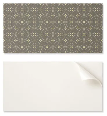 Produktbild von PVC-Paneel mit Motiv, 100 x 50 cm, zartes Blumenmuster, einfache Dekoration für Esszimmer