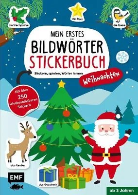 Produktbild von Mein erstes Bildwörter-Stickerbuch - Weihnachten