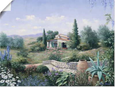 Produktbild von ARTland Poster Italienischer Sommer Größe: 60x45 cm