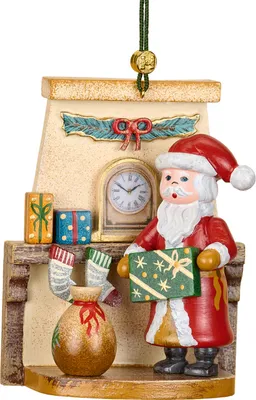 Produktbild von Hubrig Volkskunst 'Baumbehang - Weihnachtsmann Bescherung 8cm' 2025