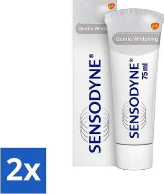 Imagen del producto de Pasta dental Sensodyne – Blanqueamiento suave – Para dientes sensibles – 75 ml – Paquete económico – 2 unidades