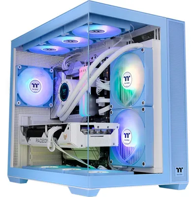 Produktbild von Thermaltake View 380 TG ARGB Hydrangea Blue