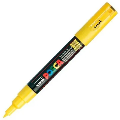 Obrázek produktu pro Značkovač POSCA PC-1M žlutý (6 kusů)