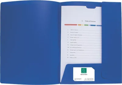 Immagine prodotto di Exacompta 43502E cartella Polipropilene (PP) Blu A4