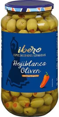 Produktbild von Grüne Hojiblanca Oliven mit Paprikapaste