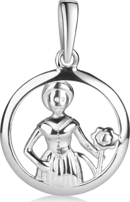 Produktbild von MATERIA by Matthias Wagner Kettenanhänger Sternzeichen Jungfrau 925 Silber wahlweise mit Kette 42-47cm KA-496