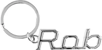 Productafbeelding van Cool car keyrings - Auto sleutelhanger met naam Rob