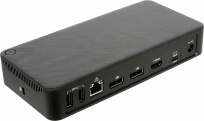 Zdjęcie produktu dla Targus DOCK460EUZ, Przewodowa, USB4, 100 W, 3,5 mm, 2500 Mbit/s, Czarny