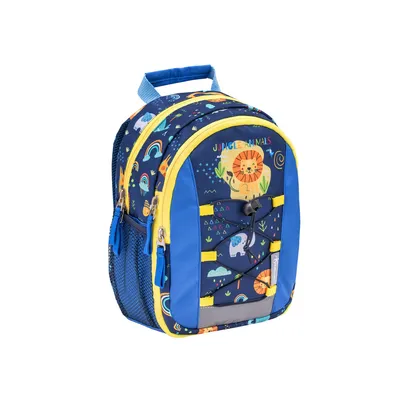 Produktbild von Belmil Mini Kiddy Kindergartenrucksack \Little Jungle\" für 1-3 Jährige Kinder mit Brustgurt"