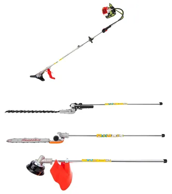 Zdjęcie produktu dla Trymer do trawy, silnik o pojemności 52 ccm, długość 2,7 m, moc 1,7 kW, szerokość koszenia 40 cm, ergonomiczna konstrukcja