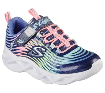 Produktbild von Skechers Twisty Brights - Mystical Blis - Navy / Multi Textil Größe: 27.5 Normal