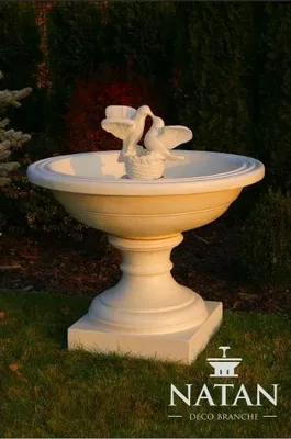 Produktbild von Zierbrunnen Springbrunnen Skulptur Dekoration Garten Fontaine Teich Brunnen