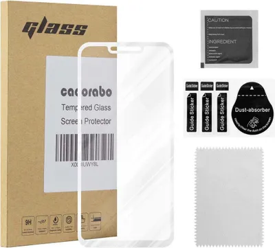 Image de Cadorabo film blindé pour Huawei P SMART PLUS film de protection en blanc film plein écran tempered verre de protection
