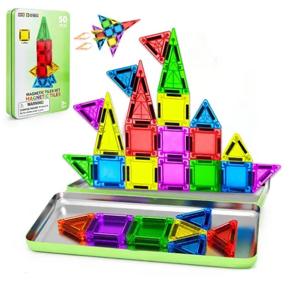 Obrázok produktu pre Sada 50 magnetických stavebných blokov pre deti