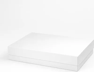 Zdjęcie produktu dla Pudełko Magnetyczne Na Prezent Białe 440x320x70mm (zew) A3