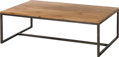 Produktbild von home24 Couchtisch - Akazie Massiv / Eisen
