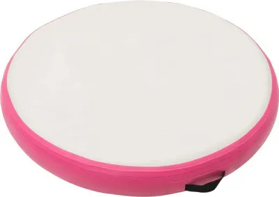 Immagine prodotto di Tappetino Ginnastica Gonfiabile con Pompa 100x100x20cm PVC Rosa