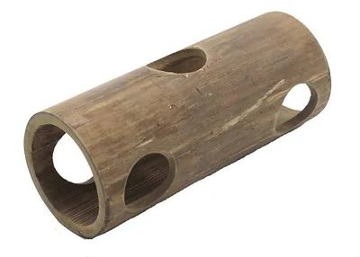 Produktbild von HUGRO® Walini-Röhre M aus Bambus – Tunnel & Versteck für Nager & Reptilien