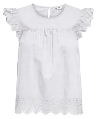 Produktbild von Only Tulom Embossed Woven Top Damen