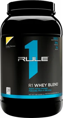 Produktbild von Rule1 R1 Whey Protein (2lbs) Banana Crème - Eiweiße - Molkenprotein-Mischung