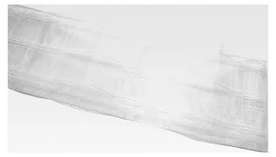Produktbild von Gardinenband mit verdeckter Schlaufenfunktion, geeignet für Haken und Gleiter, 10 cm breit, 10 m lang, 100% Polyester, Transparent