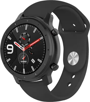 Produktbild von Strap-it Xiaomi Amazfit GTR Sportarmband (Schwarz)