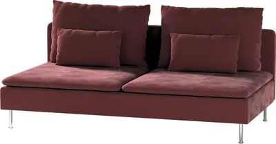 Produktbild von Dekoria Bezug für Söderhamn Sitzelement 3, bordeaux, Bezug für Sitzelement 3