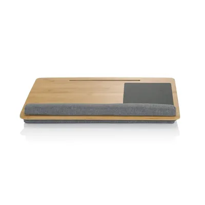 Obrázek produktu pro hjh OFFICE podložka pod notebook COMFILAP Stojan na notebook, podložka pod notebook na postel, gauč z bambusu, látka