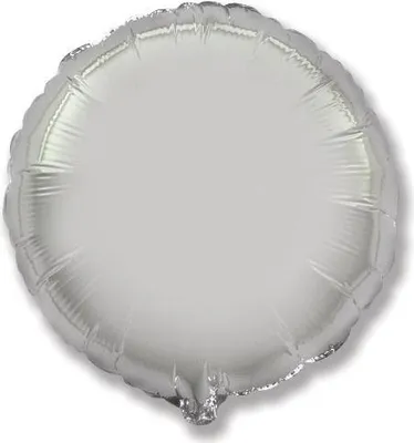 Obrázok produktu pre Fóliový balón 45 cm okrúhly strieborný