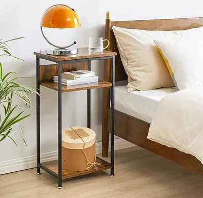 Produktbild von Famanu Beistelltisch – Industrielles Retro-Design