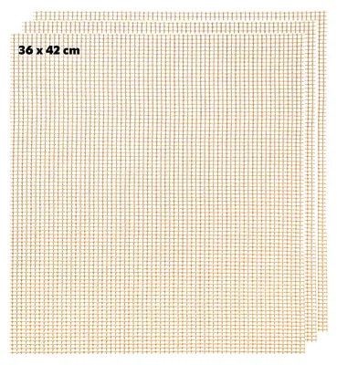 Imagen del producto de Tapetes rectangulares para hornear Bremermann | Juego de 3 tapetes rectangulares antiadherentes de fibra de vidrio para hornear
