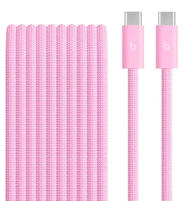 Image de Câble tressé USB-C vers USB-C Beats, 240 W, longueur 3 mètres, compatible avec la charge rapide, durable et de haute qualité