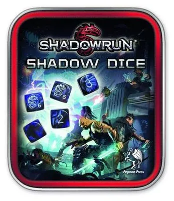 Immagine prodotto di Pegasus Spiele 134101 - Set di dadi, Shadowrun, nuova versione, colore rosso