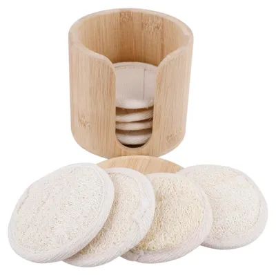 Image de Démaquillant, coton, luffa végétal naturel, nettoyage multifonctionnel