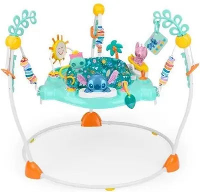 Produktbild von Baby Activity Center, Disney Stitch, 360° Drehsitz, 10 interaktive Spielzeuge, 4 Höhenverstellungen