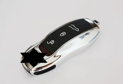 Für Porsche Cayenne Panamera 911 Boxster Macan Schlüssel Gehäuse Cover CHROM in der Farbe CHROM von Goingfast