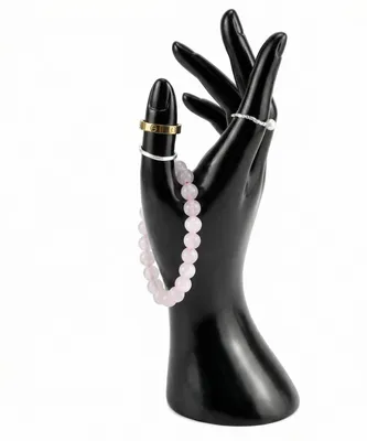 Produktbild von Schmuckhalter Schmuckständer Ringhalter - Handform - Schwarz - Für Ringe, Armbänder und Ketten