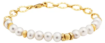 Zdjęcie produktu dla Bransoletka Julie Julsen ze srebra próby 925, 19 cm, złota, 148260028