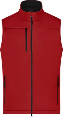 Produktbild von Men's Softshell Vest red, Gr. S