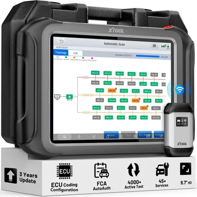Produktbild von Autodiagnosegerät - D9S - ECU-Codierung mit DOIP/CAN FD - Über 45 Rücksetzfunktionen - Schlüsselprogrammierung - WiFi - 24,6-cm-Touchscreen