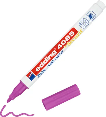 Produktbild von Edding - Chalkstift Edding 4085 um 1-2mm Raspberry | 10 Stück