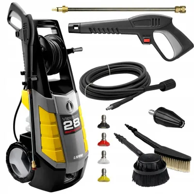 Obrázek produktu pro LAVOR VERTIGO 28, Napřímený, Elektrický, Černá, Šedá, Žlutá, 510 l/h, 180 bar, 2800 W
