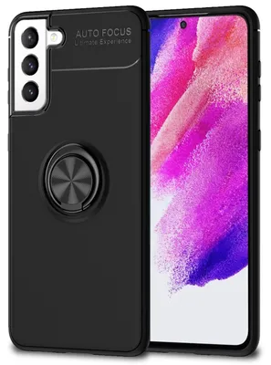 Immagine prodotto di Custodia ad anello NALIA nero opaco per Samsung Galaxy S21 FE nero