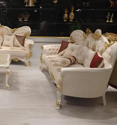 Produktbild von Sofas Garnitur Sofagarnitur 3+1+1 Sitzer Sessel Sofa Set Gruppe Luxus Stoff Neu
