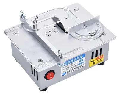 Image de Scie à table mini - Scie de précision portable - Réglable et compacte - Pour loisirs et bricolage