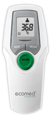 Produktbild von medisana TM-65E kontaktloses Fieberthermometer Stirnthermometer mit Fieberalarm