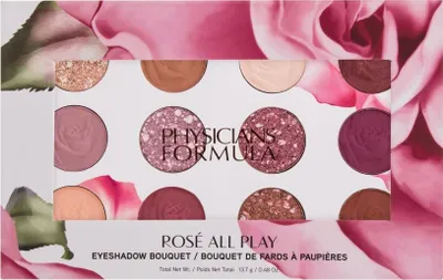 Produktbild von Physicians Formula Rosé All Play, Puder, Metallisch, Rauchig, Glättend, Mehrfarbig, Rosé All Play, 12 Farben, Matte, Metallisch