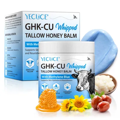 Produktbild von Hautpflege Gesicht Creme Hautcreme Beef Tallow Honey Rindertalg Balm mit GHK-CU 120g